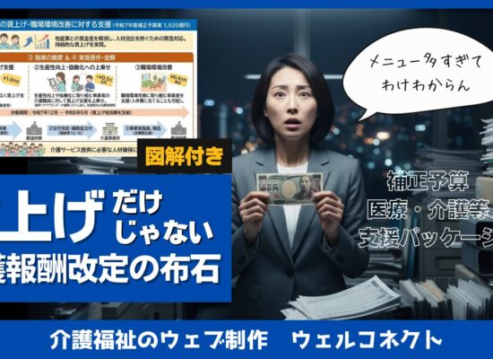 医療介護等支援パッケージ2025は賃上げだけじゃない