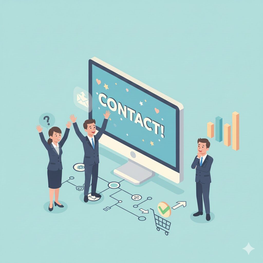 採用の問い合わせに喜ぶ