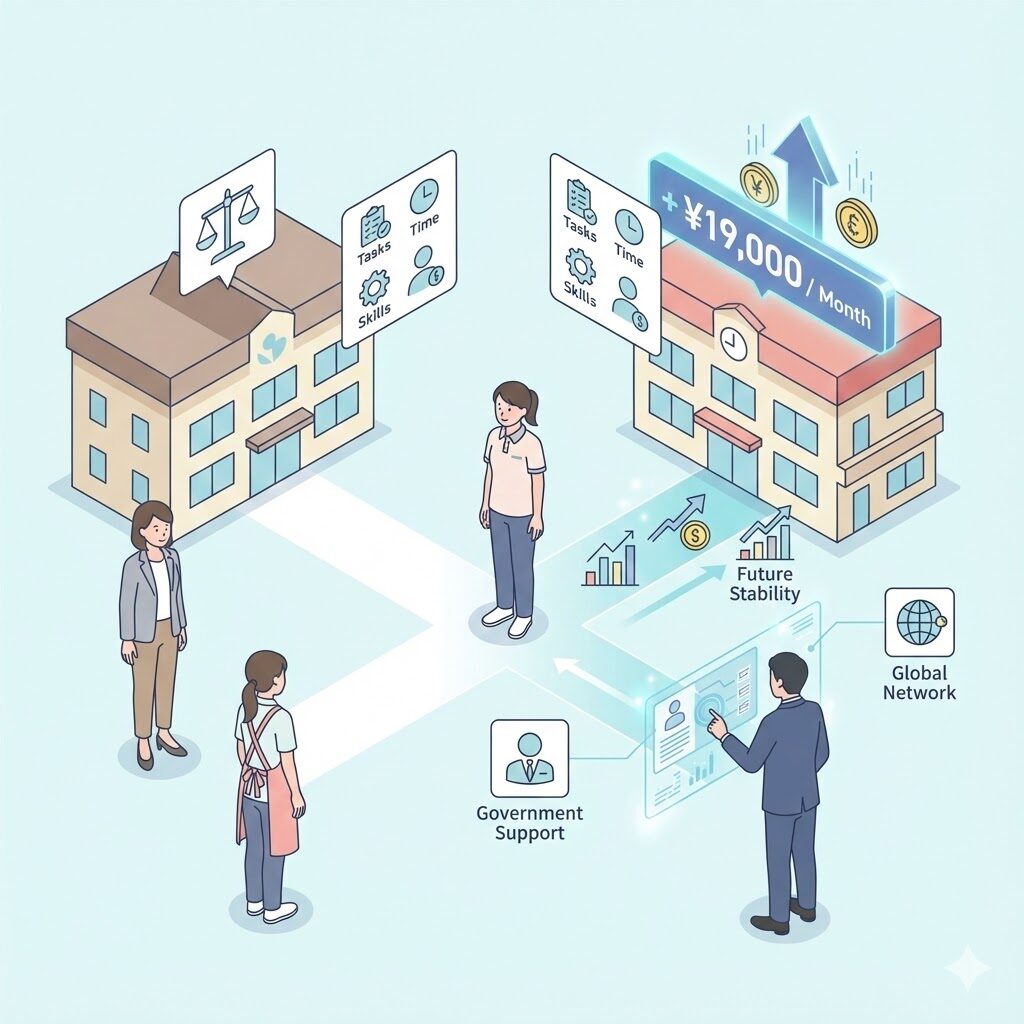 転職するなら？介護職員の選択は？