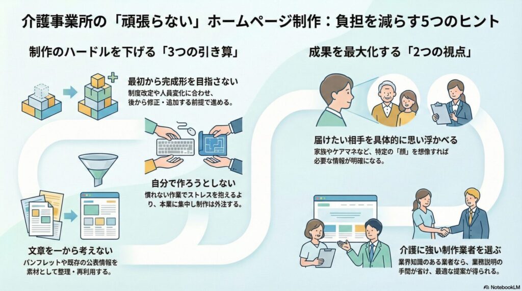 頑張らない、ホームページの作り方