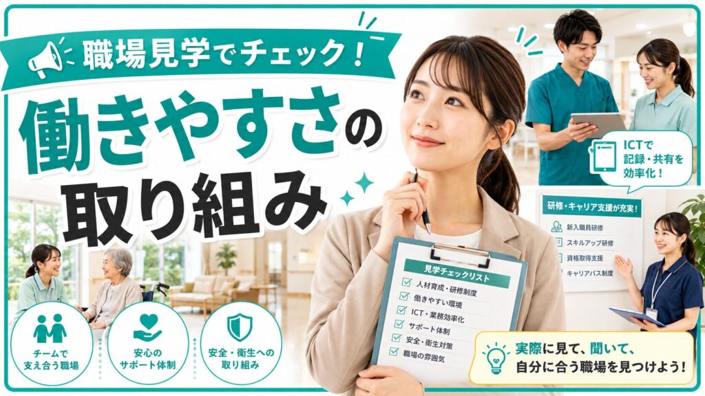 職場見学でチェックする働きやすさ