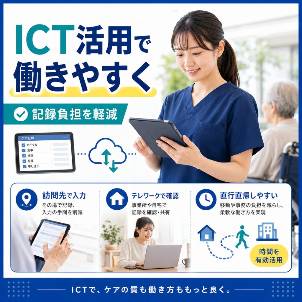 ICT活用で働きやすい職場