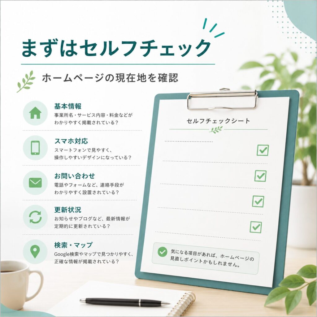 まずはセルフチェックから