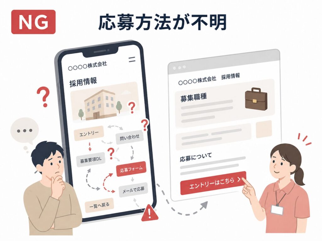 応募方法がわからない