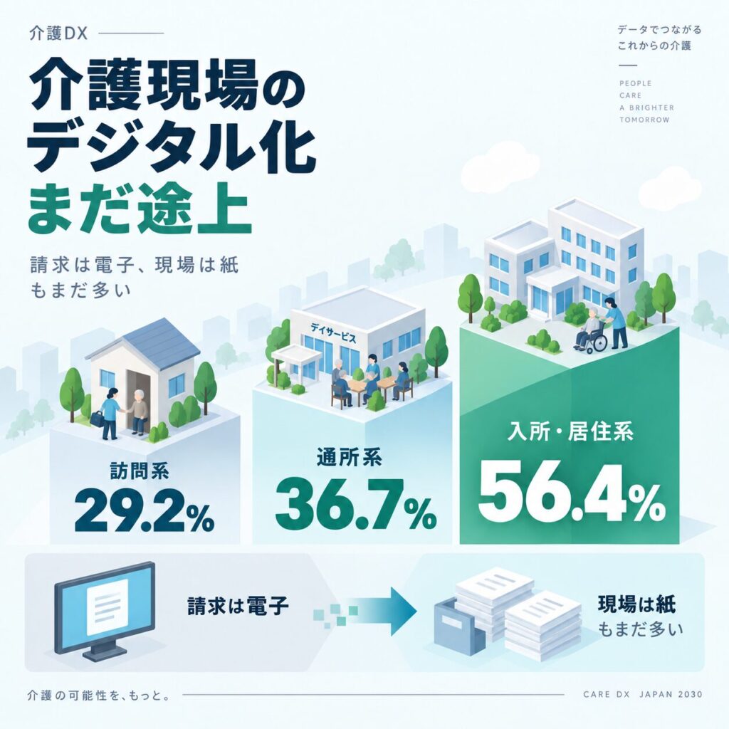 介護現場のデジタル化は?